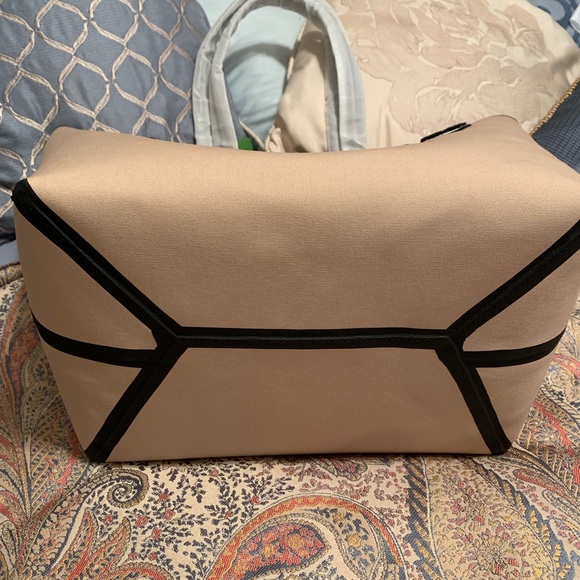 Limited Edition 🔥 Authentic Kate Spade L.edition cotton twill leather tote - Picture 6 of 8